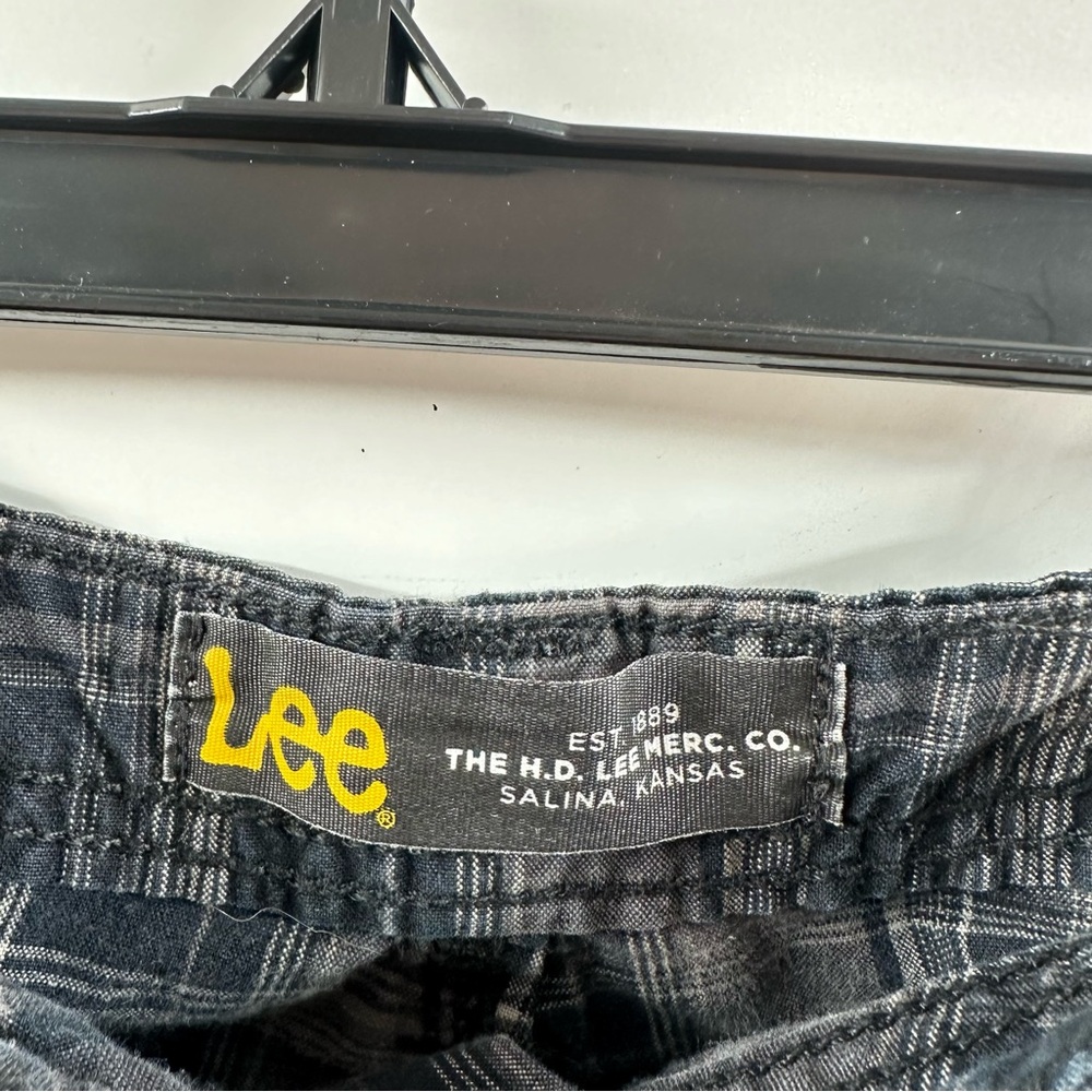 Lee Navy Blue & Grey Cargo Shorts Men’s Size 40 100% Cotton Zipper Fly - Picture 4 of 7